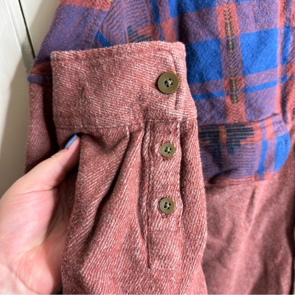 BDG Urban Outfitters NWT Men's Plaid Faux Suede Collar Shacket Size Large - Picture 8 of 8